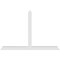 Ekena Millwork Portland Architectural Grade PVC Gable Bracket, 108"W x 72"H x 4"D x 6"F, 16/12 Pitch GBP108X72X0406POR00 - alternate 3